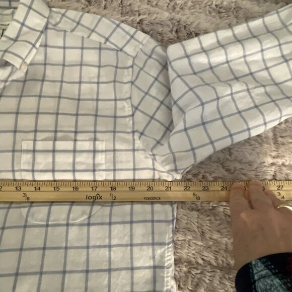 Peter Millar Long Fetlock Autumn Soft Cot ,Button‎ Sport Woven Shirt Men M White - Picture 6 of 14